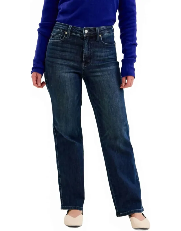 Mid Rise Jeans With Tummy Control