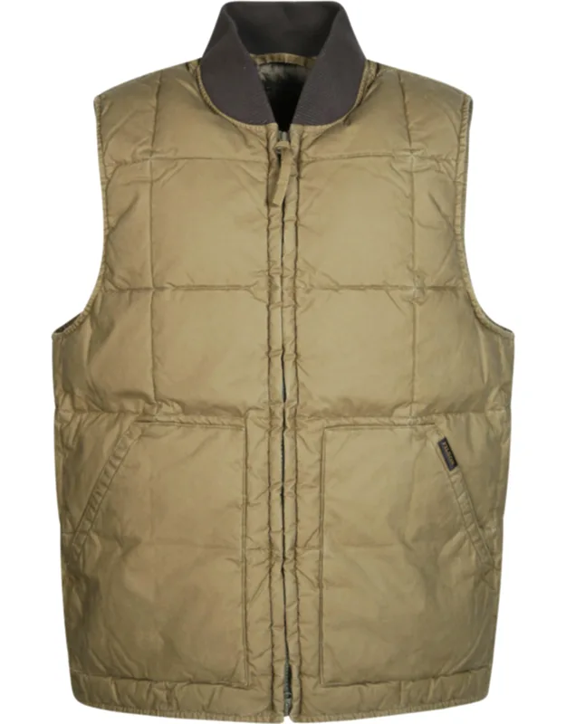 Quilted Cotton Sleeveless Down Jacket