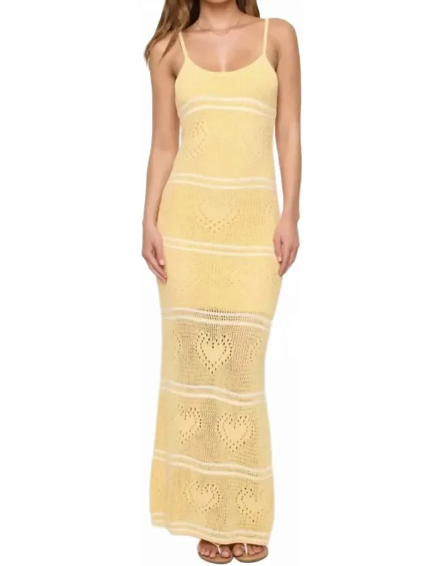Heart To Heart Knit Maxi Dress