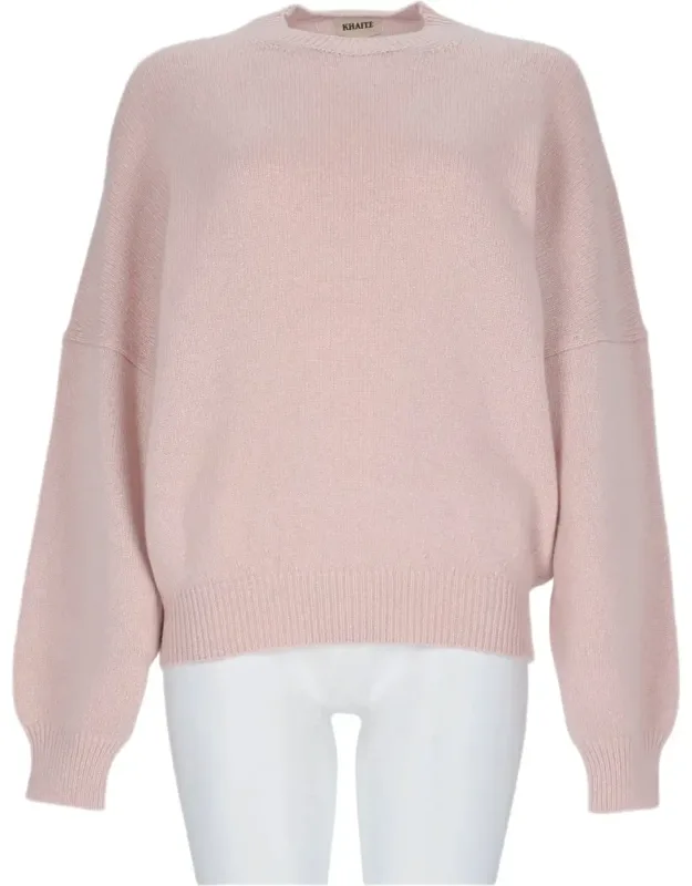 Cashmere Sweater With Ballooned Sleeves