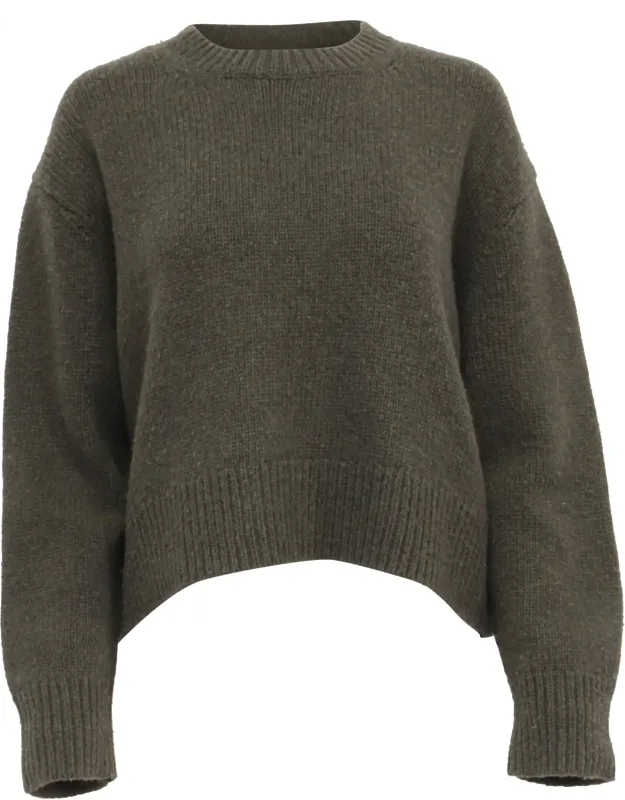 Crew Neck Knitted Sweater