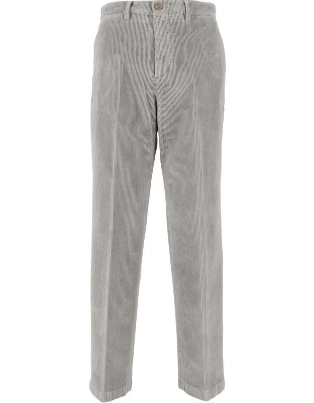 Cropped Corduroy Pants