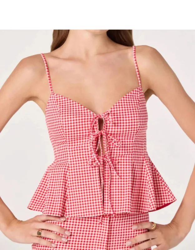 Gingham Top