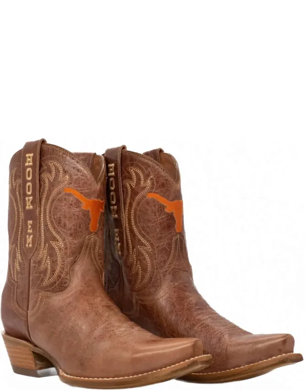 Shorty Western Texas Longhorns Boots