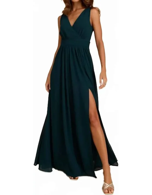 Surplice Maxi Dress