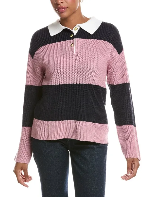 Mae Long Sleeve Polo Neck Pullover