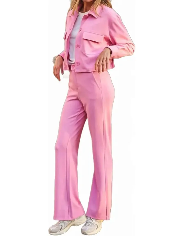 Comfortable Structured Trousers