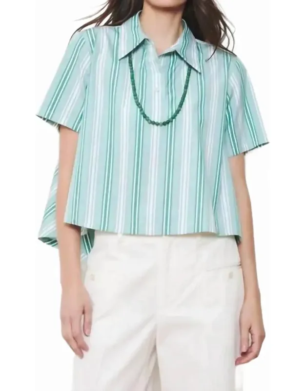 Cropped Crew Shirt