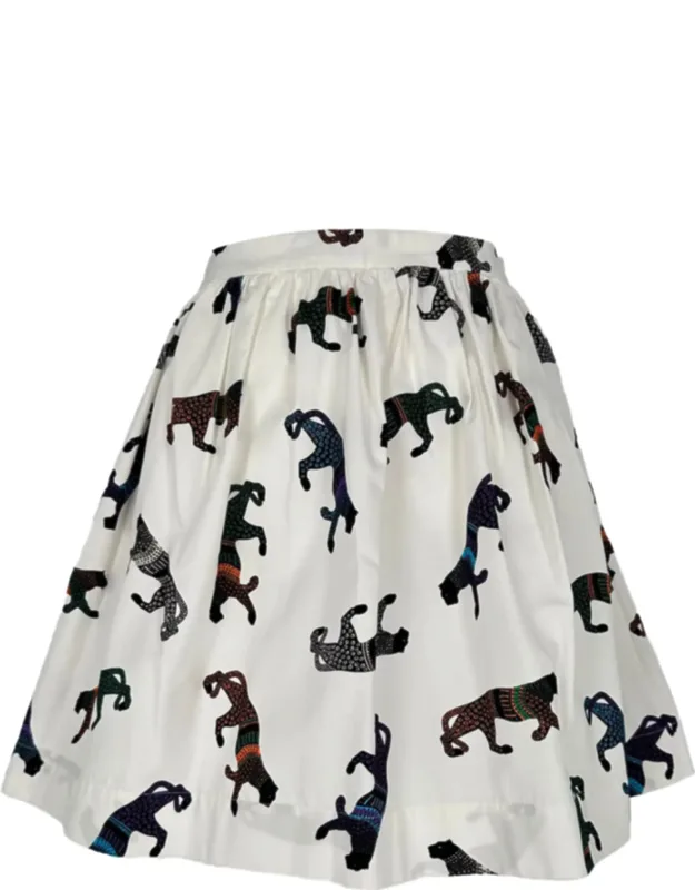 Graphic Print Skirt