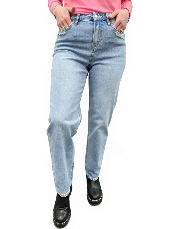 High Rise Baggy Straight Jeans