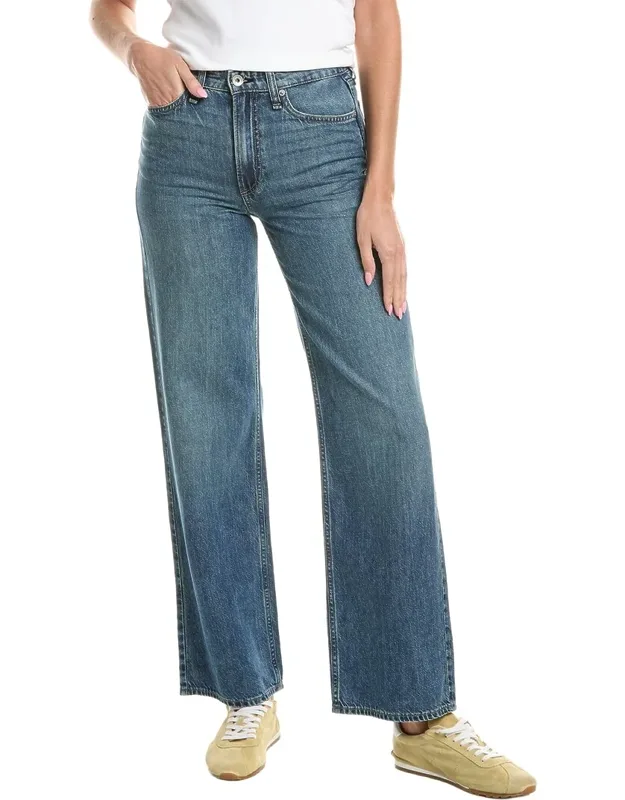 Lori Mid Rise Wide Leg Jeans