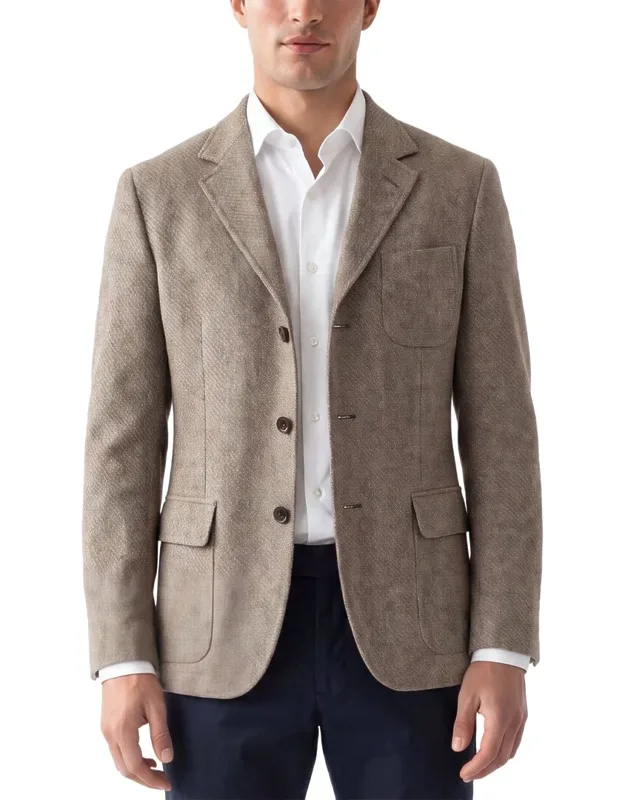 Virgin Wool & Silk-blend Jacket