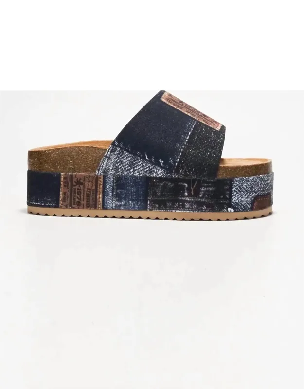 Hacha Platform Slide Sandals