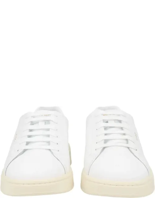 Minimalist Cowhide Leather Sneakers