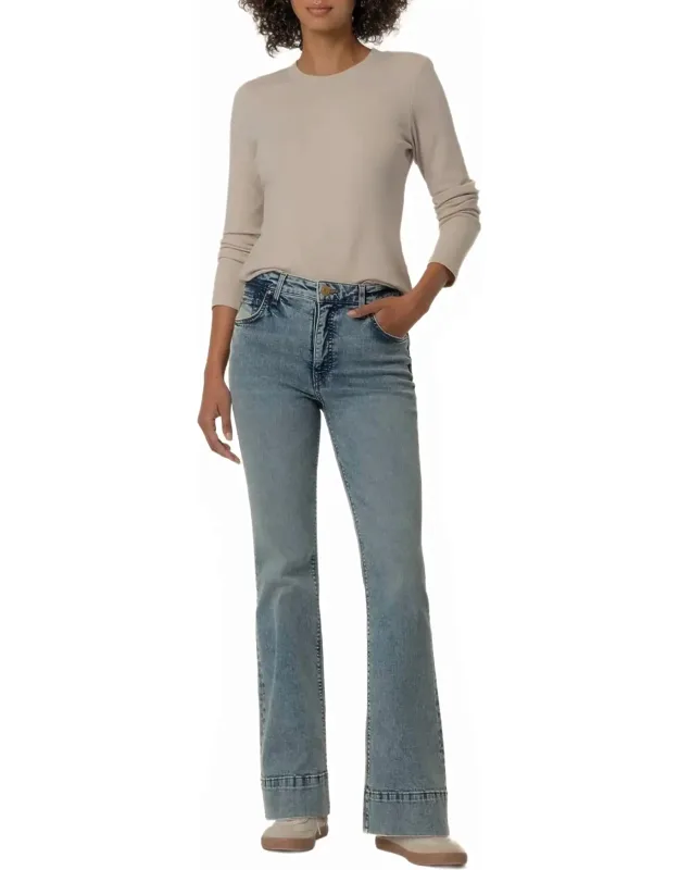 Stella High Rise Flare Jean With Fab Ab Pockets And Stretch Comfort