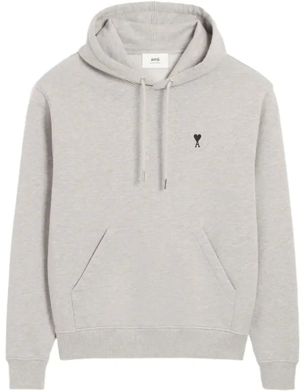 Relaxed-fit Hoodie With Embroidered Heart Detail