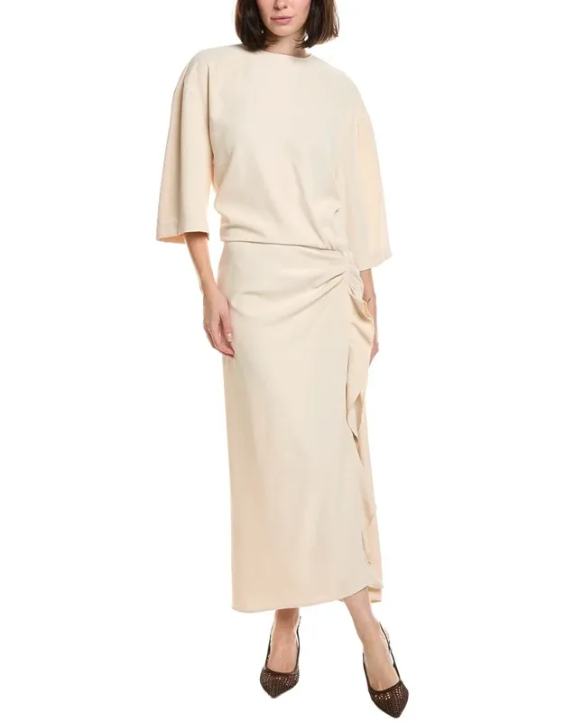 Short Sleeve Midi Dress