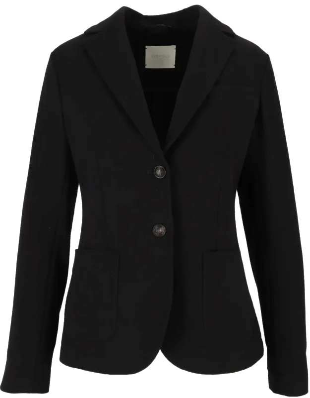 Slim-fit Structured Fleece Blazer