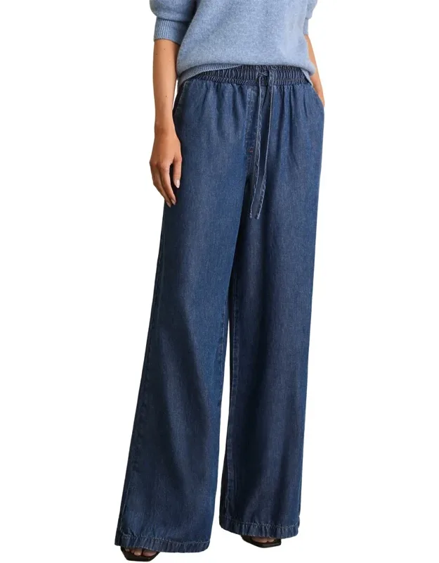 Wide Leg Denim Pants