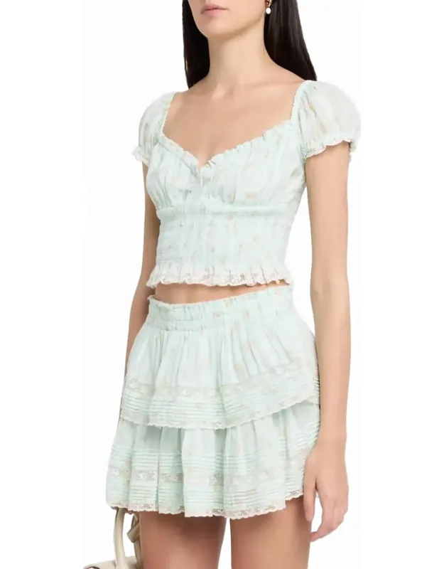 Ruffle Mini Skirt