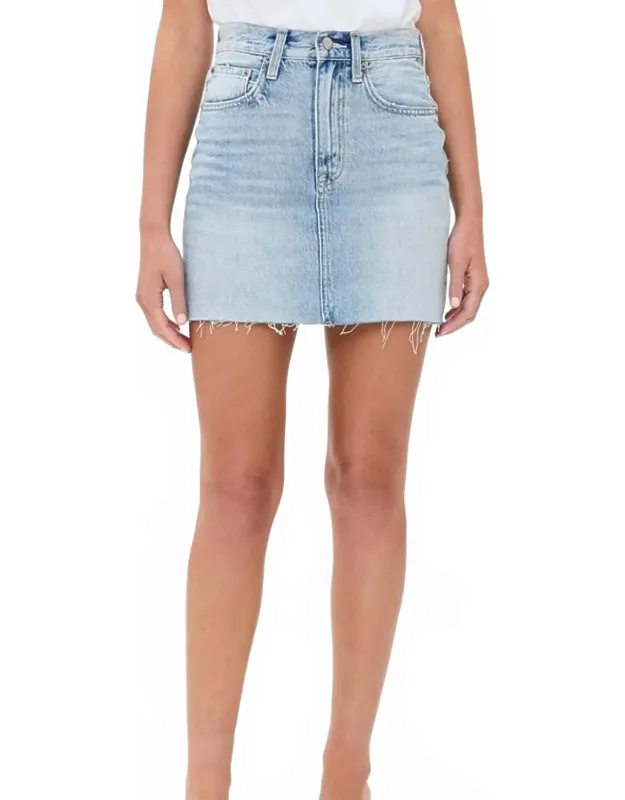 High Rise Mini Skirt