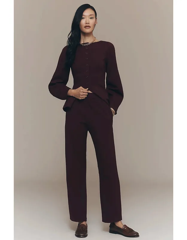 Ponte High-rise Trousers