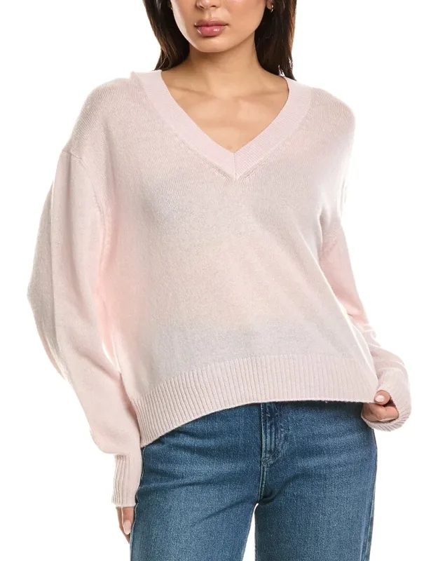 Easy V-neck Wool & Cashmere-blend Sweater