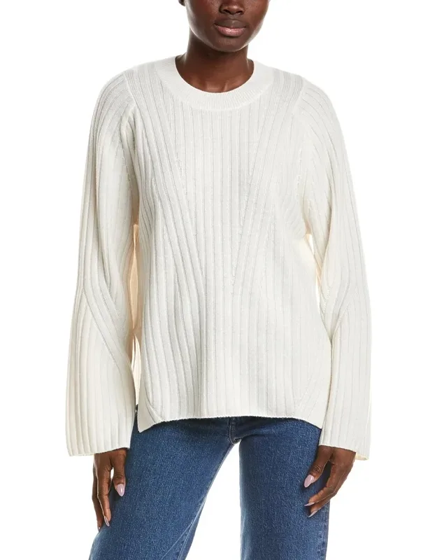 Premium Wool & Cashmere-blend Crewneck Sweater