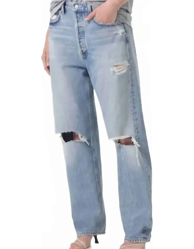 90's Mid Rise Loose Fit Jeans