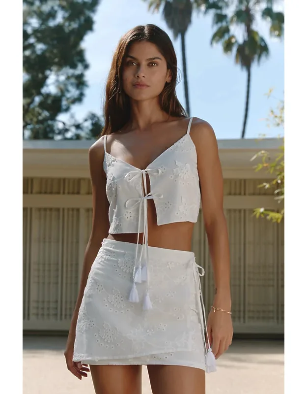 Wrap Mini Skirt