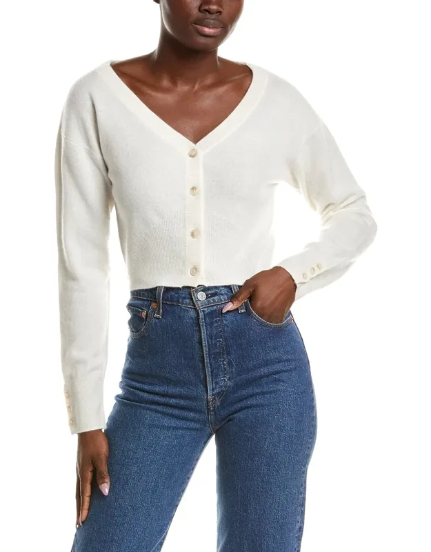 Cashmere Cinched Waist Cardigan