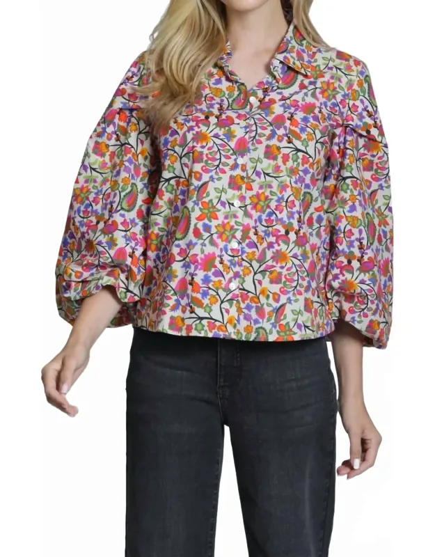 Blouson Button Shirt