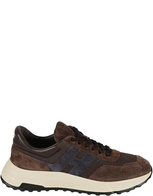 Hyperlight Layered Suede Mesh Sneakers