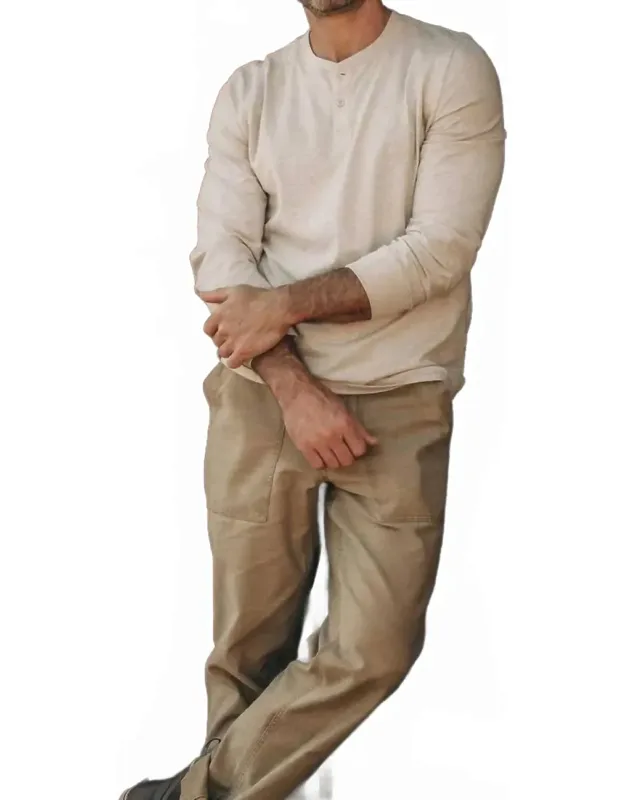 Organic Cotton Henley Tee