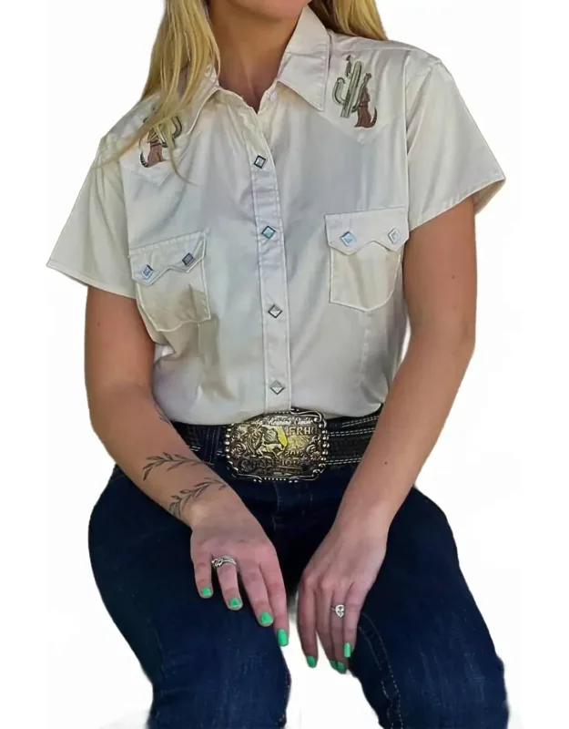 Rough Stock Solid Short Sleeve Shirt