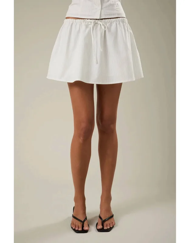 Drawstring Skirt