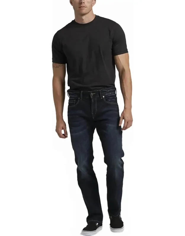 Slim Fit Straight Leg Jeans
