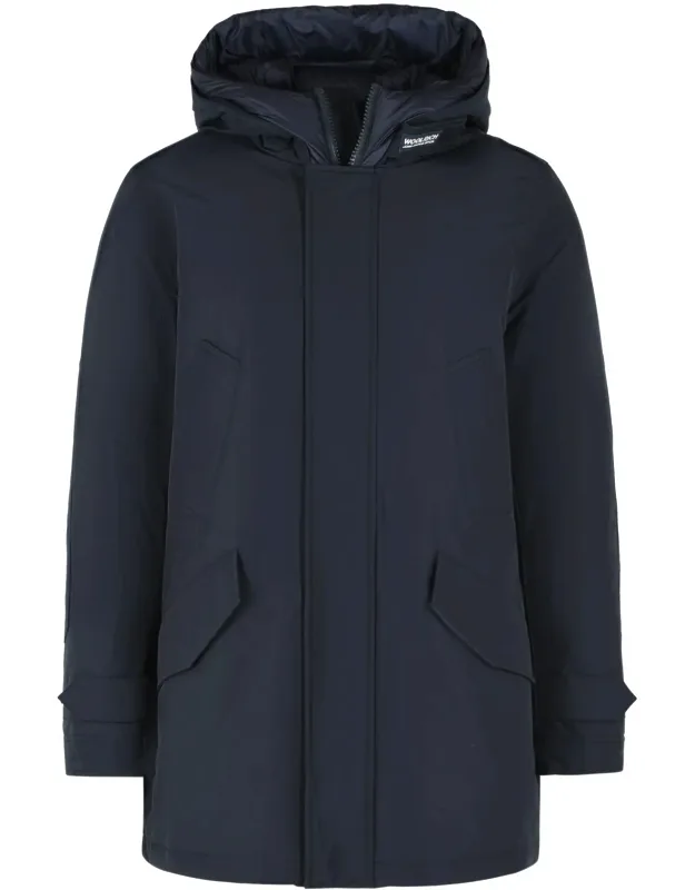 Polar High Collar Cotton Blend Parka