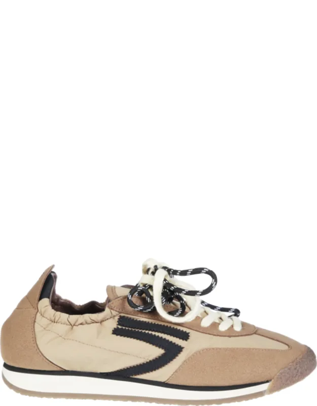 Panther Vintage Nylon Suede Sneakers