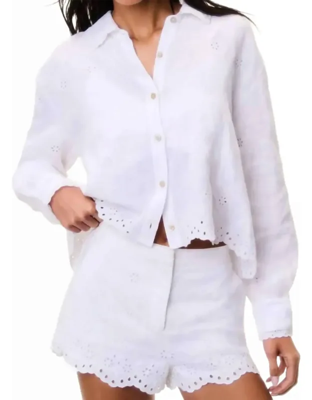Eyelet Shorts