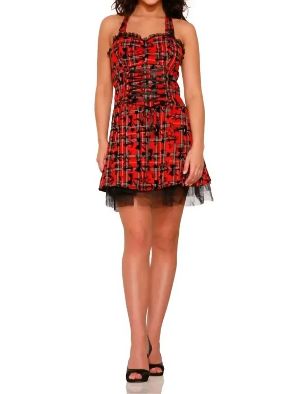 Plaid Mini Dress
