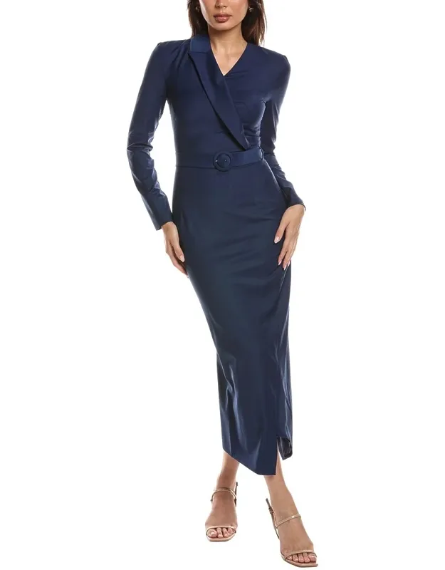 Wool-blend Midi Dress