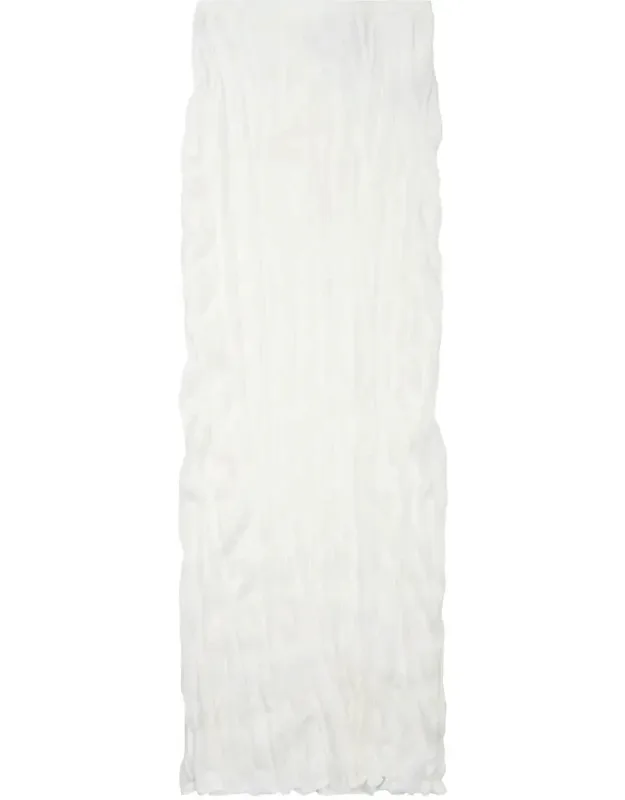 Textured Knit Midi Skirt