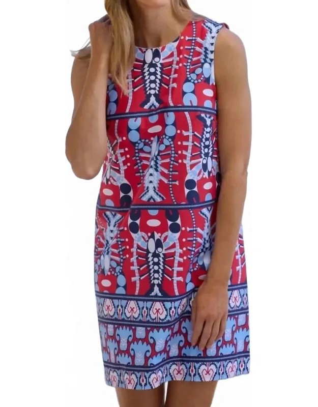Yolanda Stretch Poplin Dress