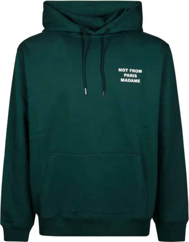 Bold Slogan Relaxed-fit Hoodie