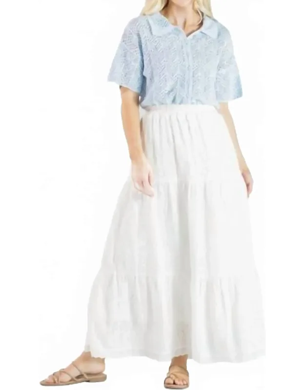 Tiered Maxi Skirt