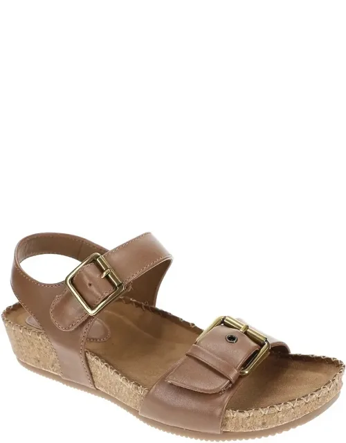 Gypsy Strappy Leather Whipstitch Trim Sandals
