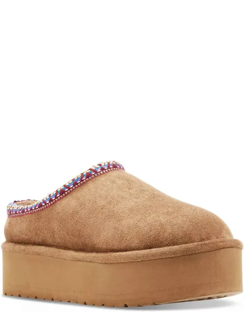 Elyse Suede Platform Slippers
