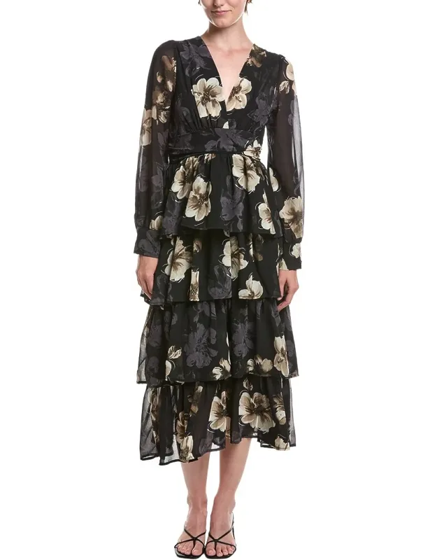 Printed Midi Dress