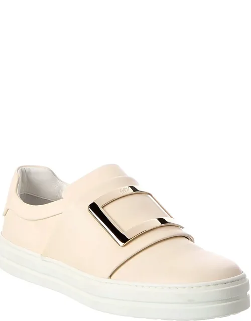 Leather Slip-on Sneakers
